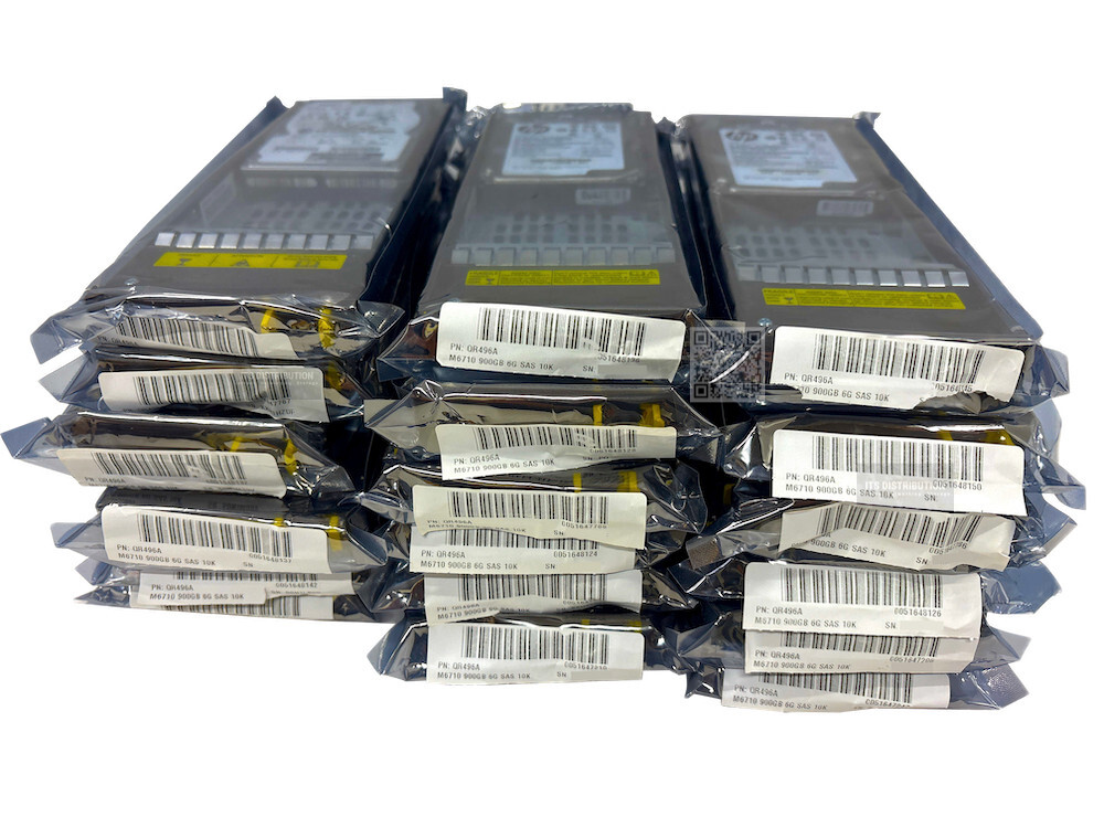 QR496A I LOT OF 18 HP M6710 900GB 6G SAS 10K rpm SFF 2.5-inch HDD 702055-001