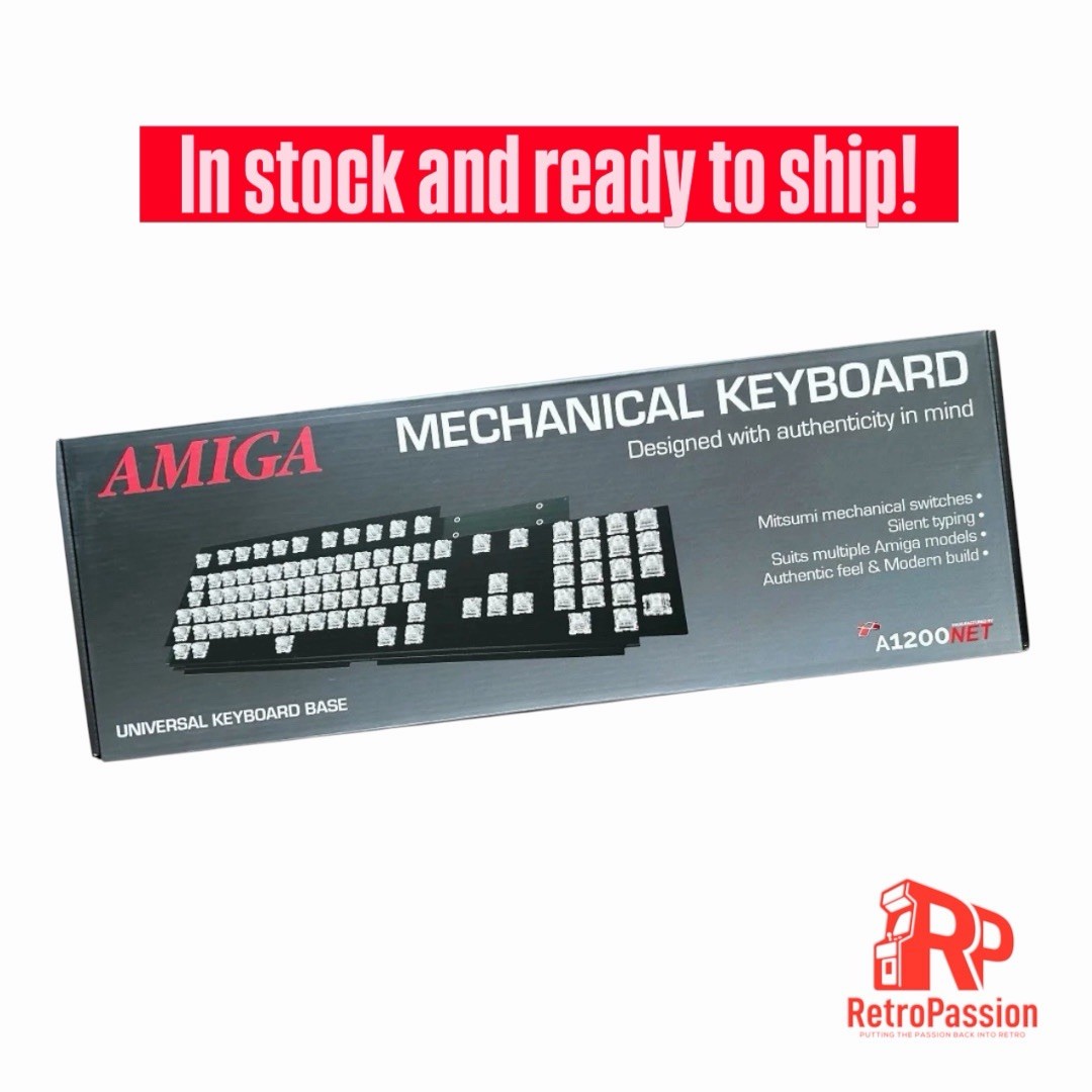 Commodore Amiga A1200 Mechanical Keyboard - Bare - No Keycaps