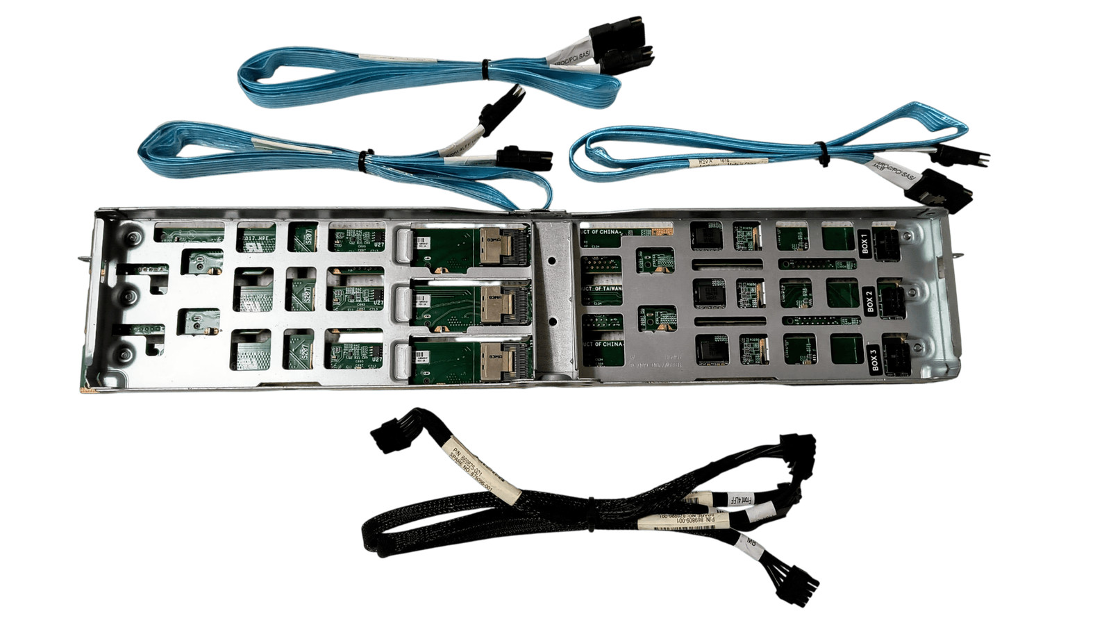 HP DL380 Gen10 12 Bay 3.5in LFF Backplane and Cables 809459-001