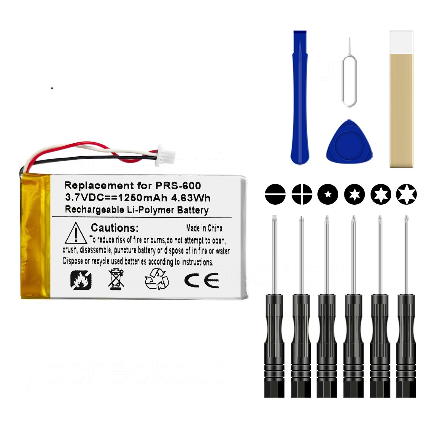 A98927554931 A98941654402 Battery For   PRS-600 PRS-600/RC PRS-600/BC Reader