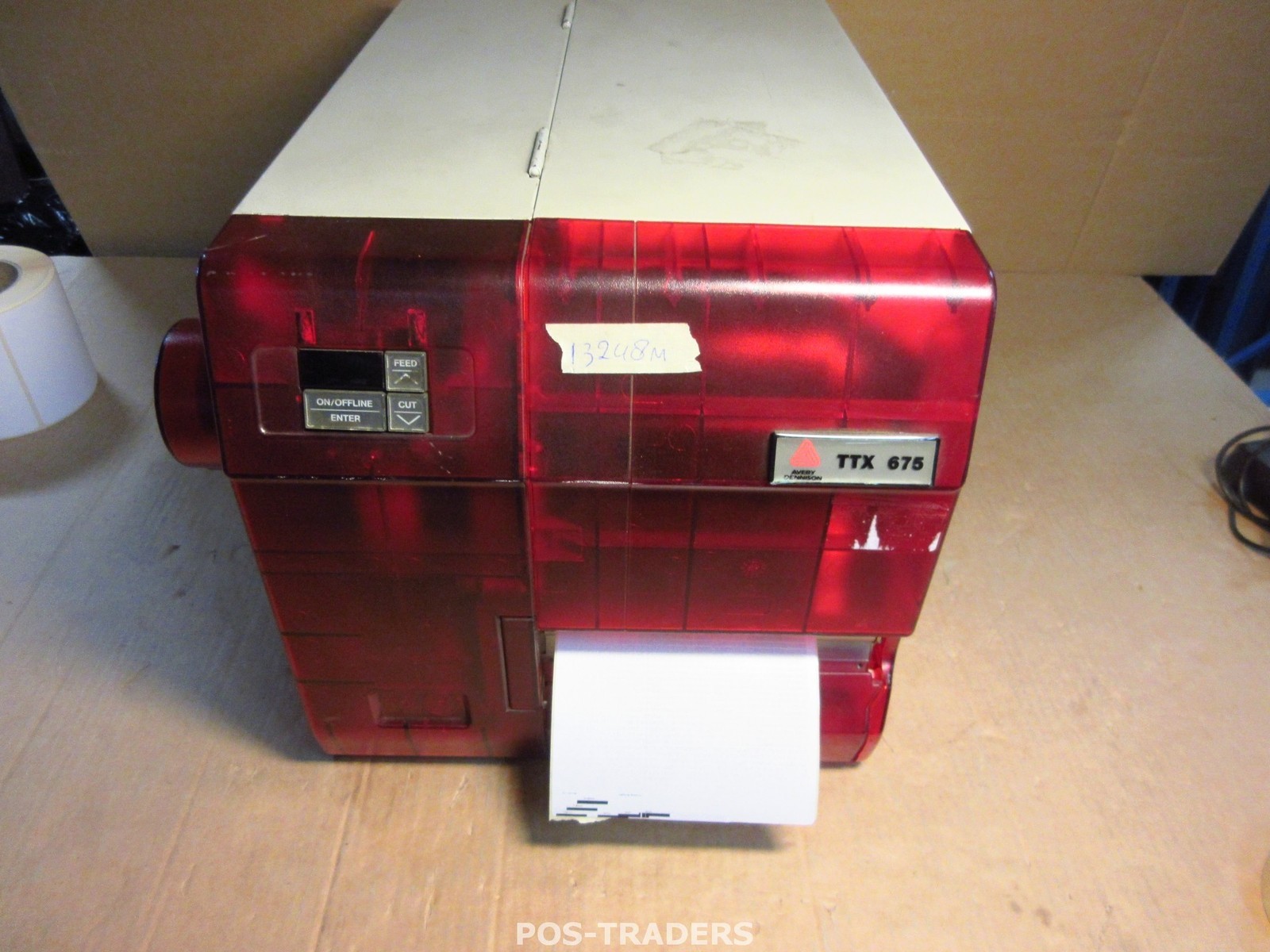AVERY TTX 675 Direct Thermal Transfer Label Printer Parallel Serial 13248 METERS