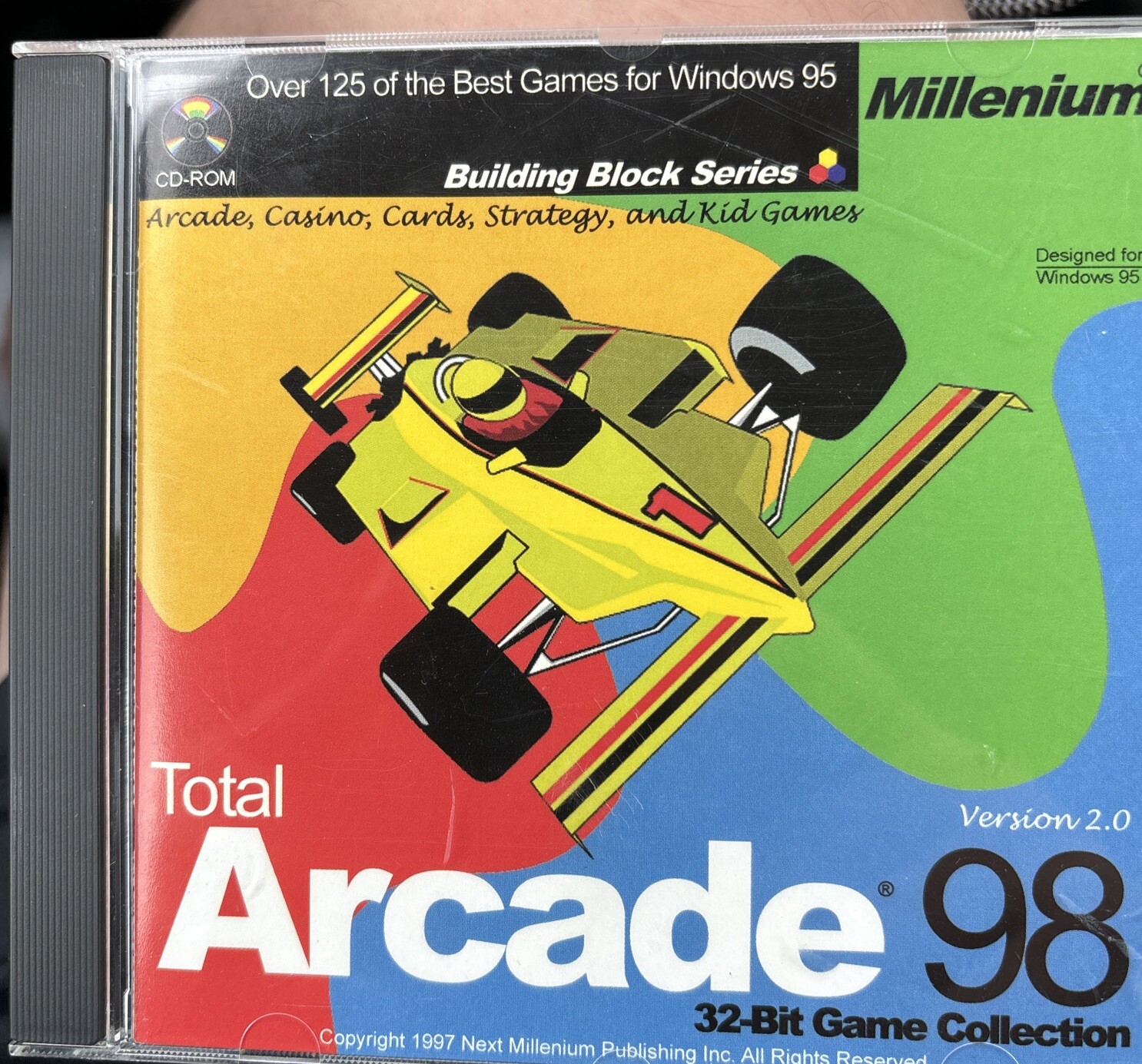 Total Arcade 98 v2 PC CD over 125 of the best classic games jewels tetris alien