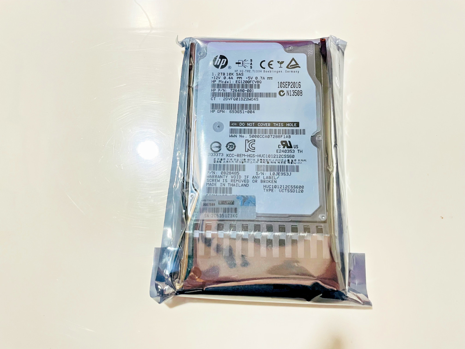 NEW HP 693719-001 693648-B21 1.2TB 6Gb/s 10K SAS 2.5" G6 G7 Hard Drive