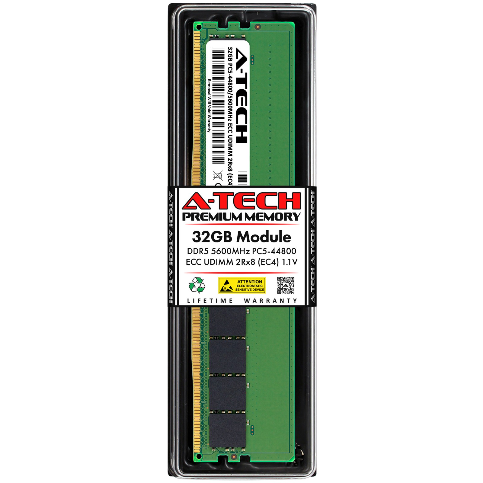 32GB DDR5 PC5-44800 ECC UDIMM (Replacement for Hynix HMCG88AGBEA081N) Memory RAM