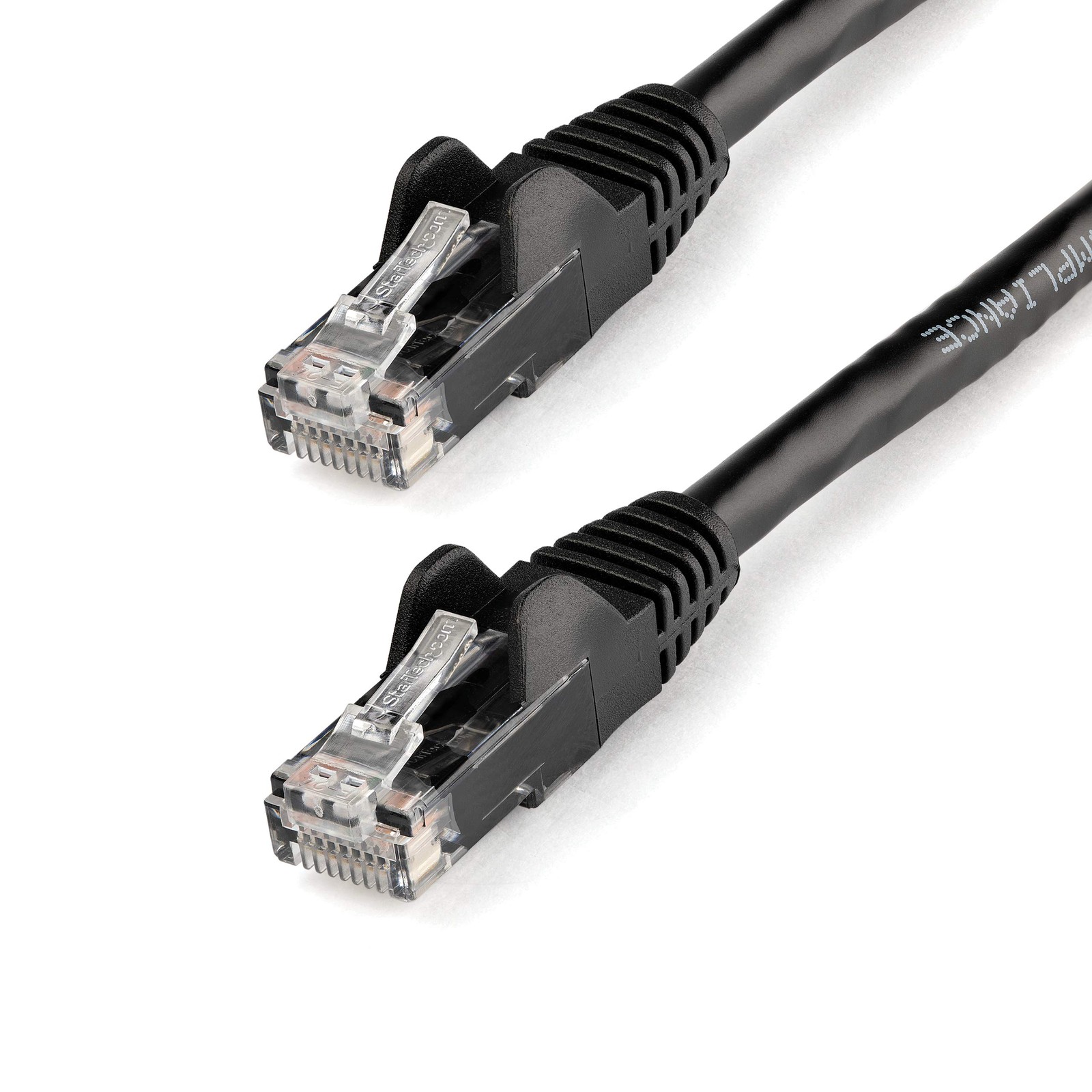 StarTech 20ft CAT6 Ethernet Cable - Black CAT 6 Gigabit 20 ft,
