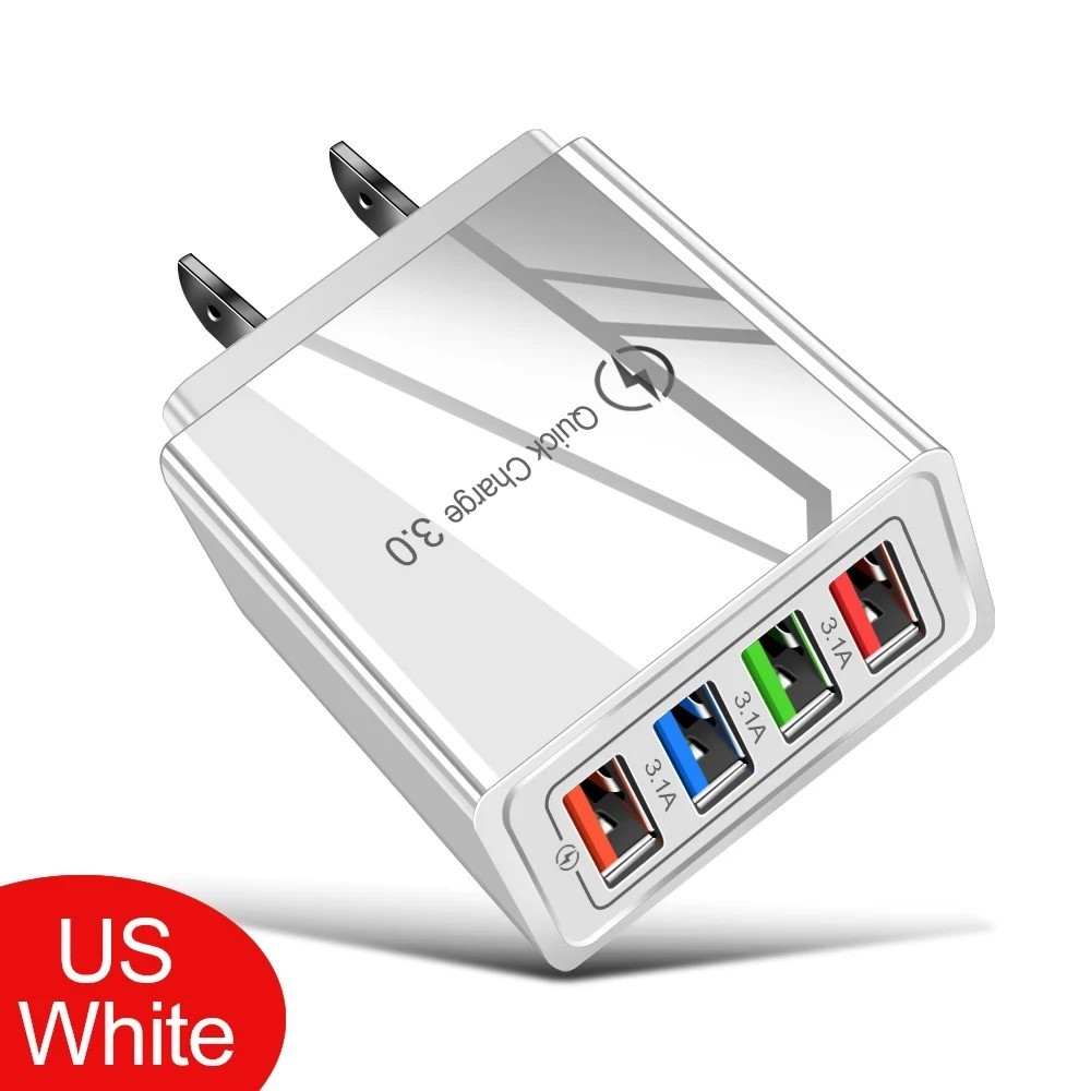 Hyper Charge Pro Charger – 4-Port Quick Charge for Android iPhone Fast Charging