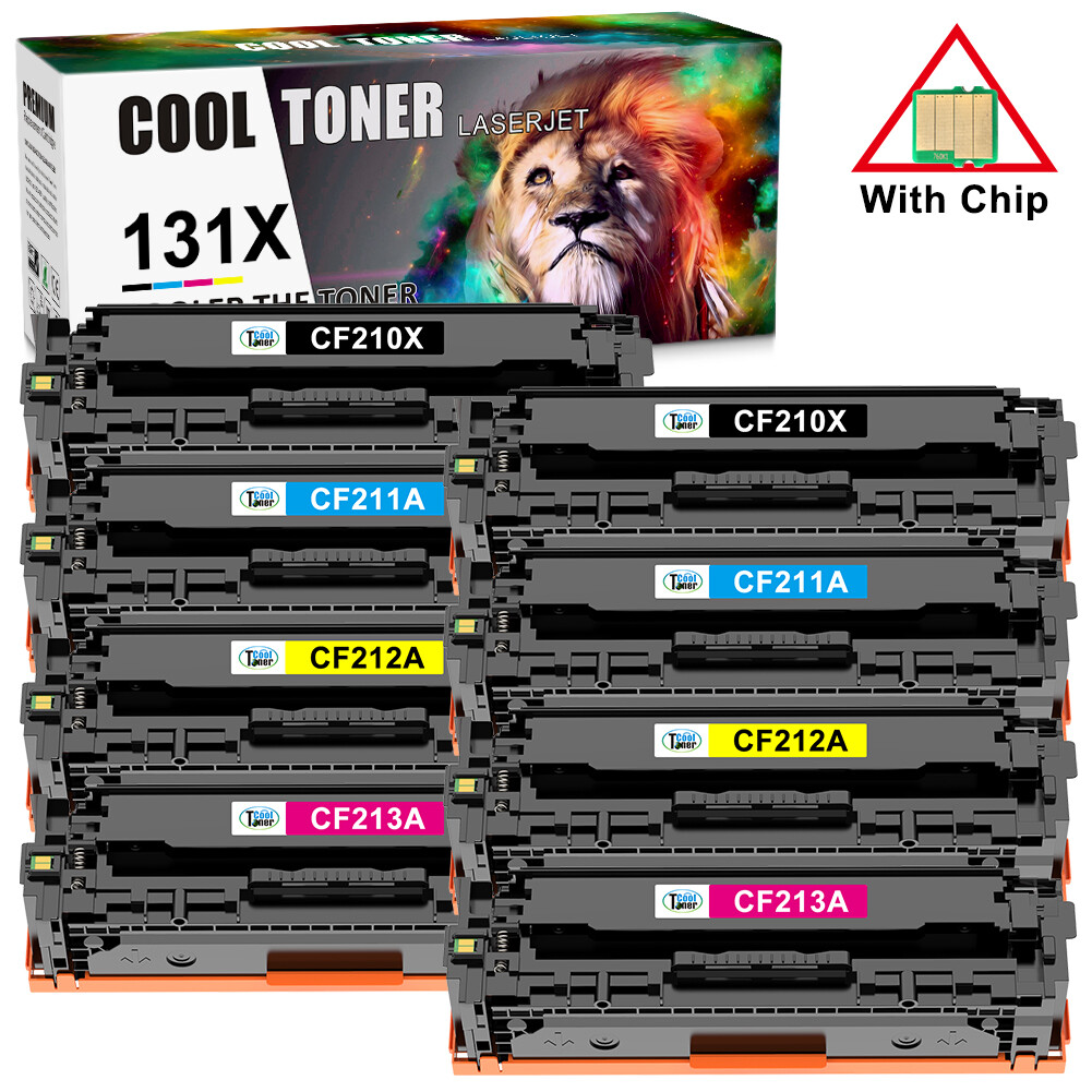 8 PK CF210X 131A Toner Set Compatible with HP LaserJet Pro 200 M251nw MFP M276nw