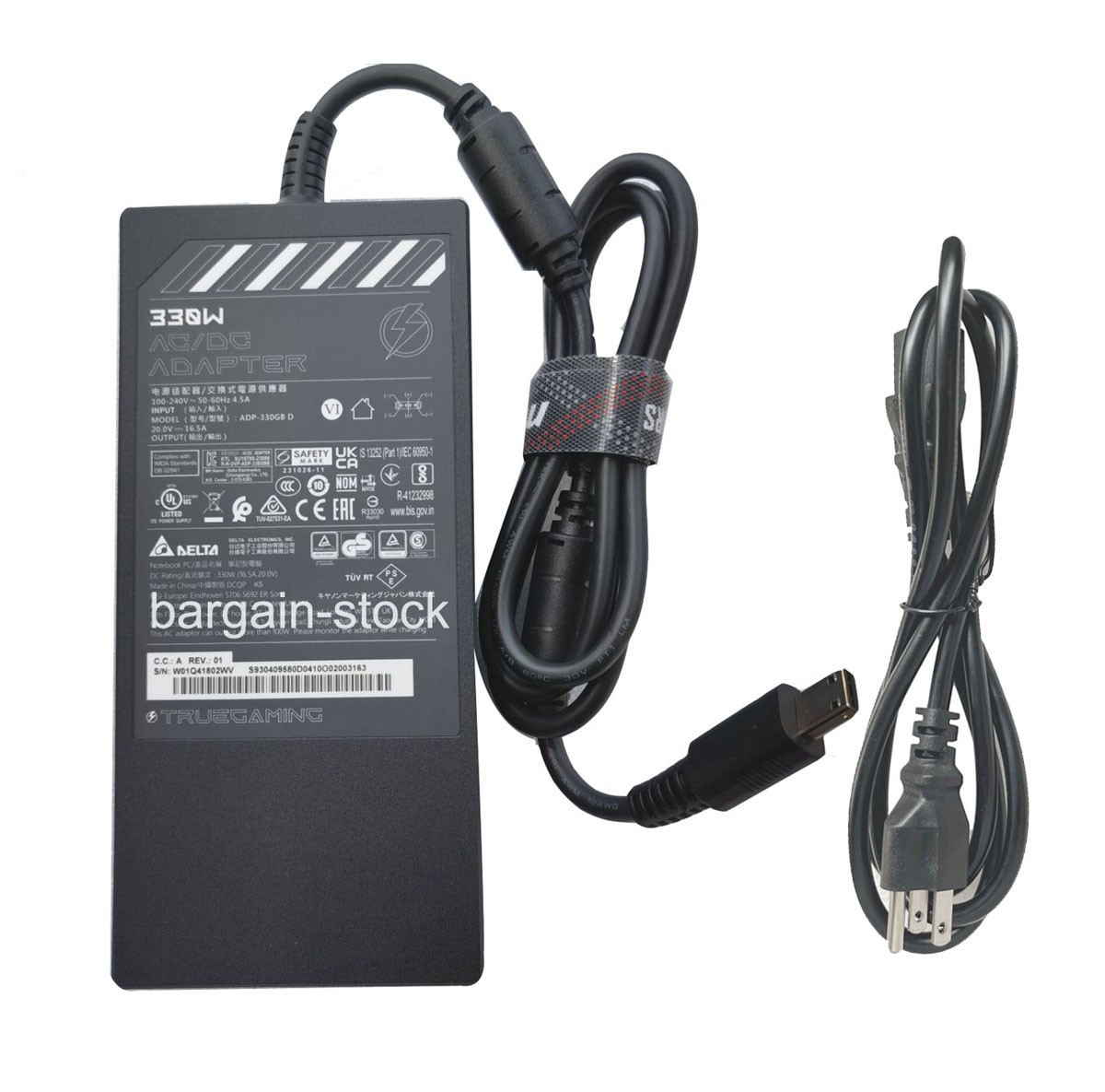 Genuine 20V 16.5V 330W AC Adapter Charger For MSI Vector 16 HX AI A2XWJG-480US