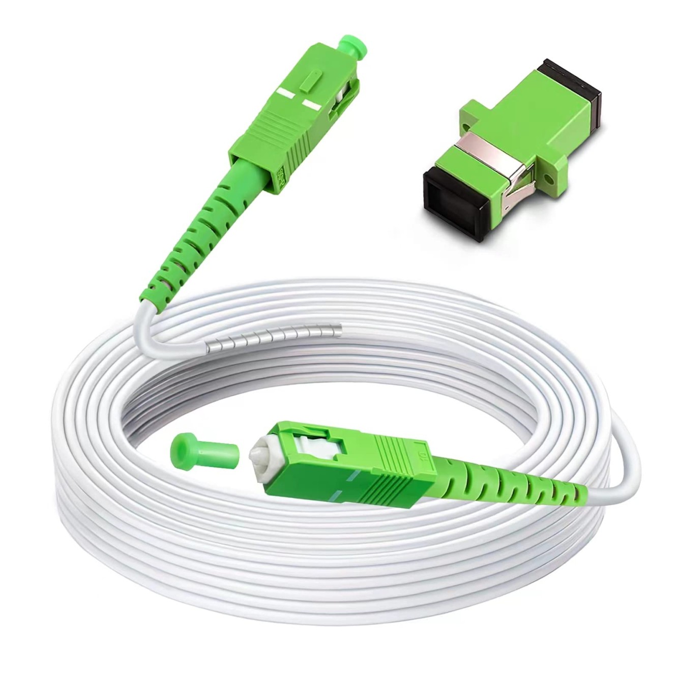 Bangun 30 Meters SC/APC to SC/APC Fiber Optic Internet Cable, Armored Single Mod
