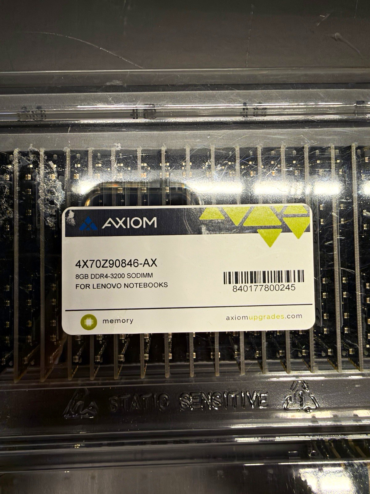 Axiom 8GB DDR4-3200 SO-DIMM RAM 260-Pin 1x8GB Non-ECC 4X70Z90846-AX