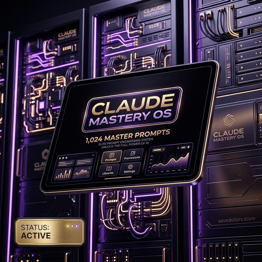 Claude Mastery OS - 1,024 Master Prompts, AI Employee Skills, Freelancer Kit