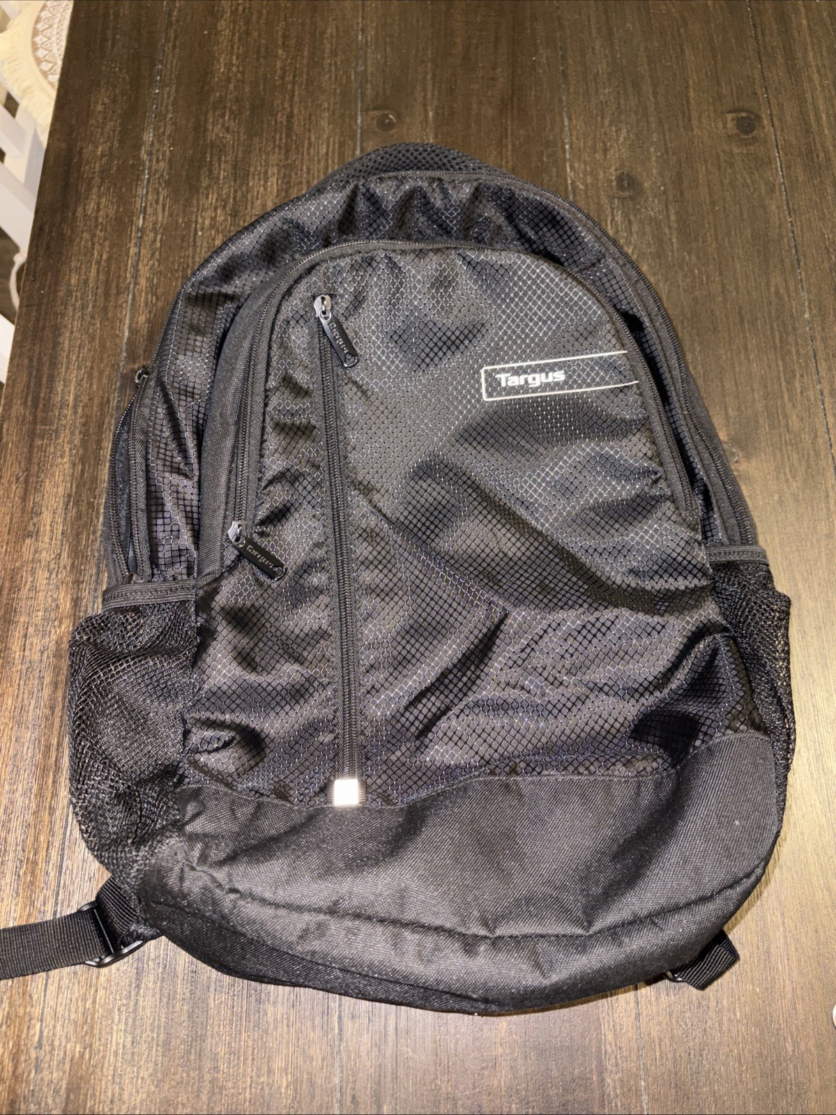 EUC Targus 15.6" Sport Laptop Backpack Black TSB89104US Travel Work School Bag