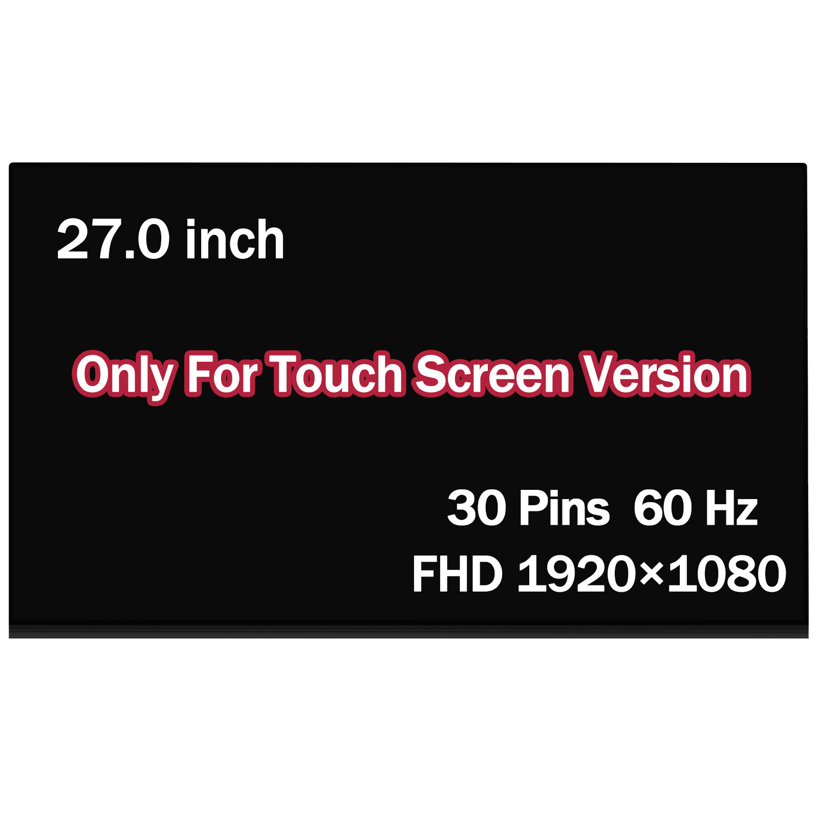For HP All-in-One 27-D 27-dp0032ds 27.0" Touch LCD Screen Replacement Display