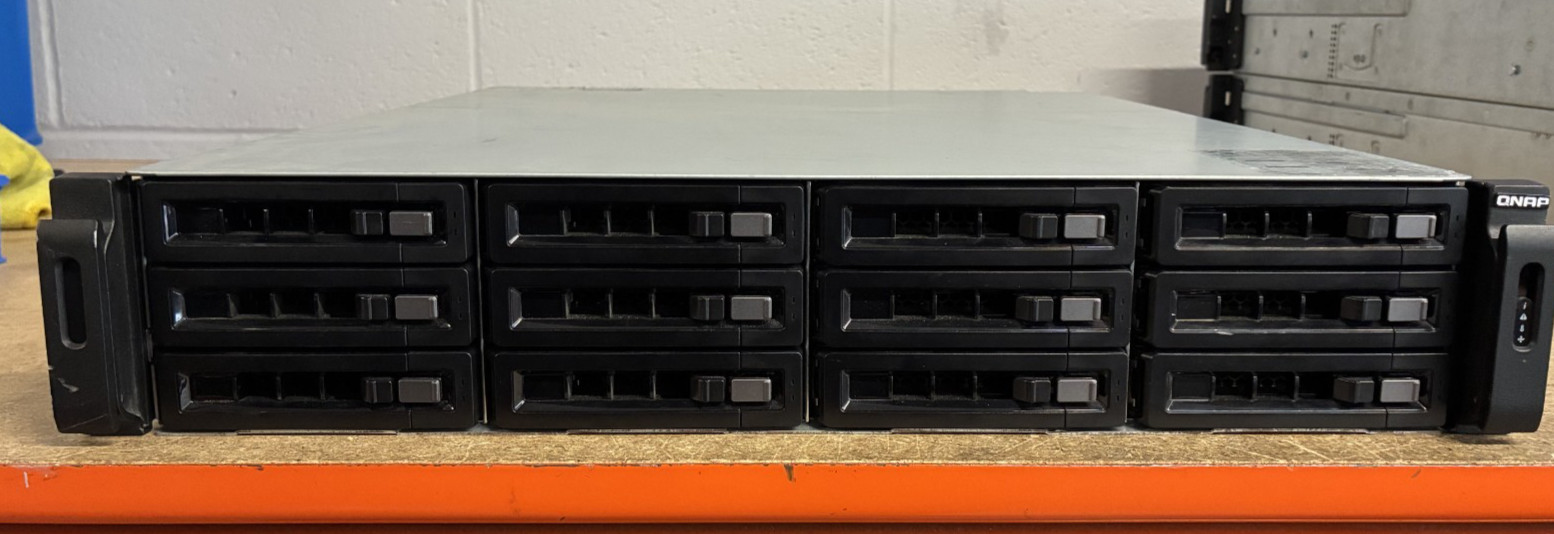 REXP-1220U-RP QNAP 12 Bay Expansion SAS / SATA NAS Dual PSU Fully Tested