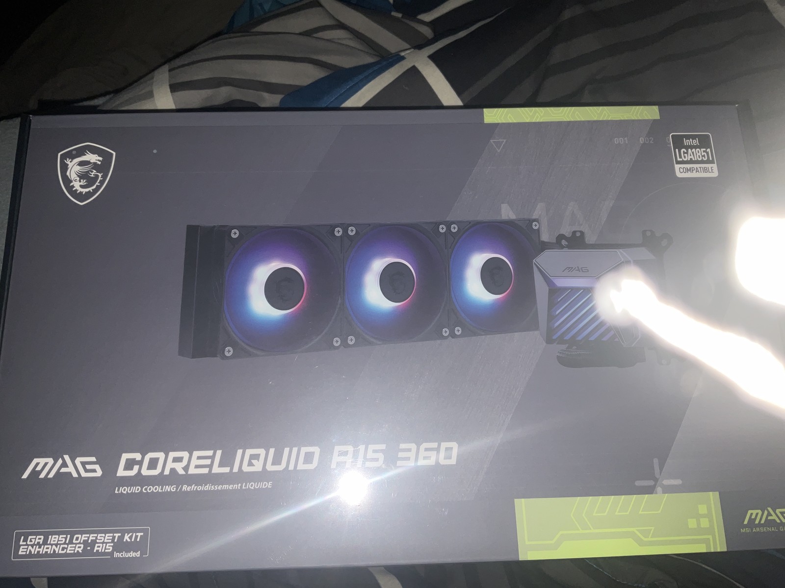 MSI MAG CORELIQUID A15 360 Liquid Cooler ARGB Gen2 - New Sealed