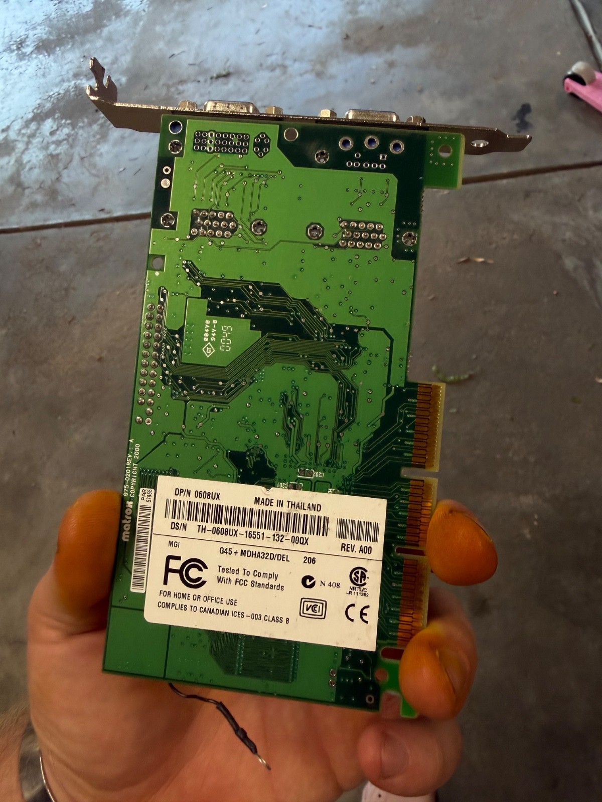 Matrox  Millennium G450 Dual Head (971-0301)