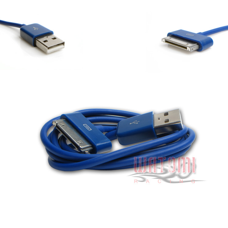 50X 6FT USB 30PIN BLUE CABLE DATA CHARGER FOR GALAXY TAB 7.0 PLUS 8.9 10.1
