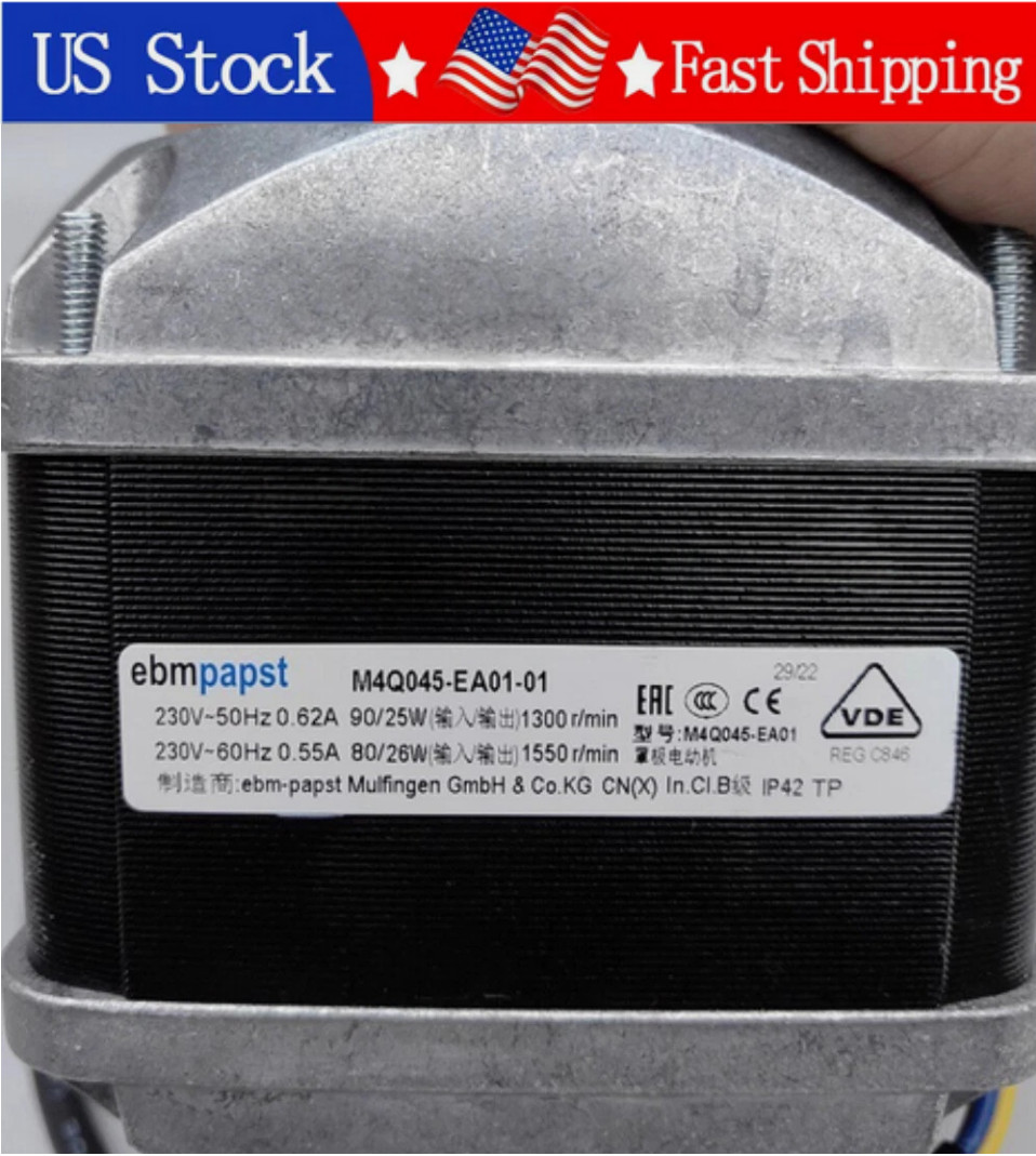 1PCS New Ebmpapst M4Q045-EA01-01 230V 90/25W Freezer Fan Motor  Fast Ship