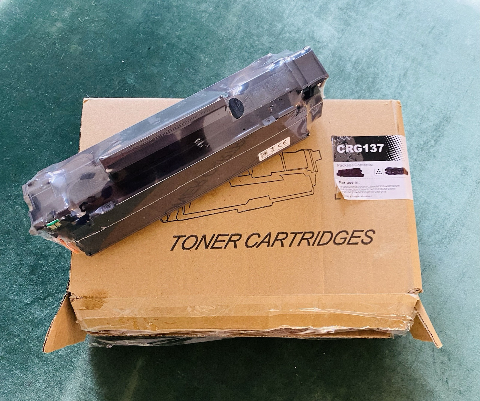 CRG-137 Ink Toner Cartridge - BLACK - 1-Pack