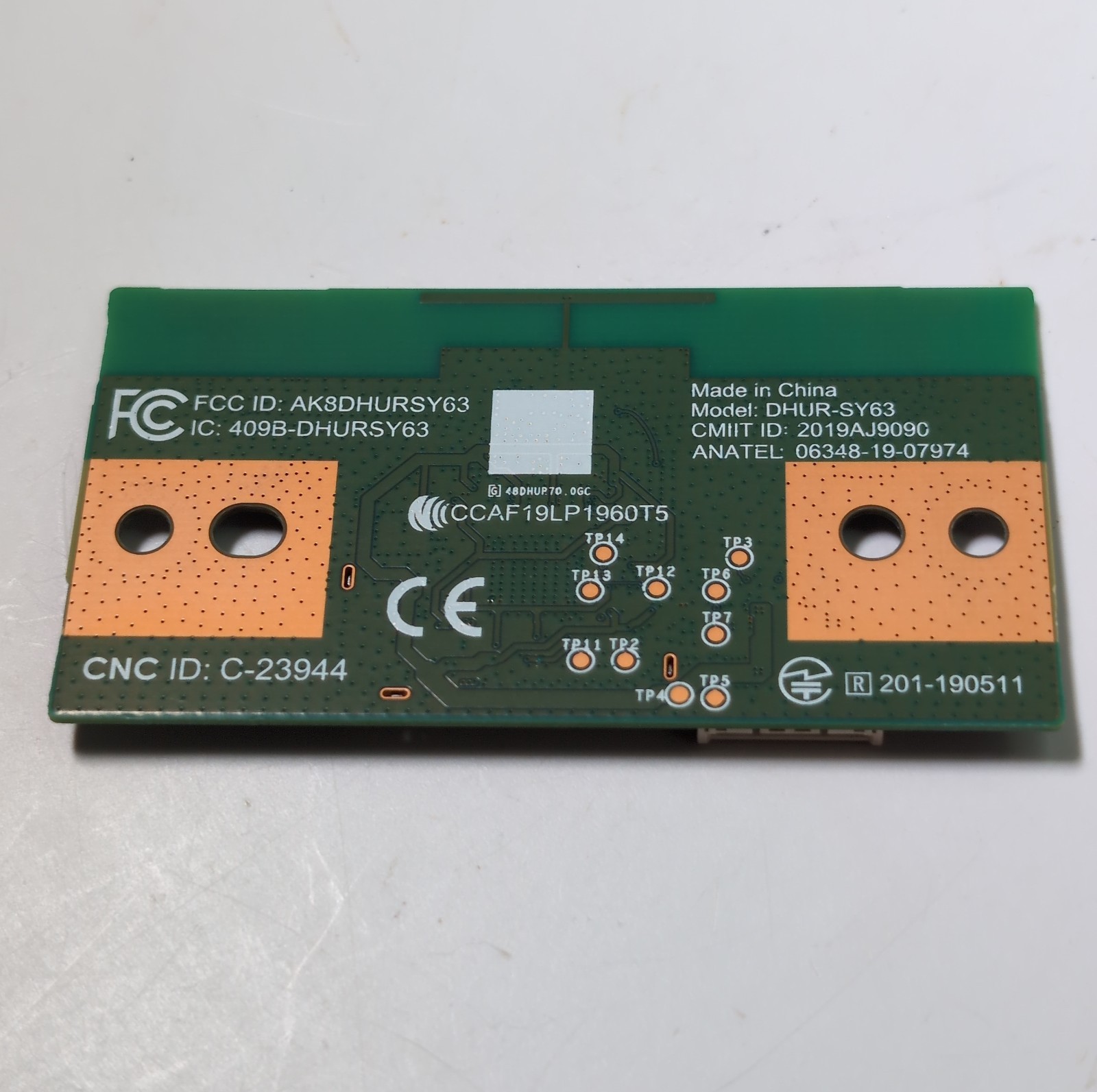 Sony Bravia 65" XBR-65A8H 4K TV WiFi Module Adapter - DHUR-SY63 