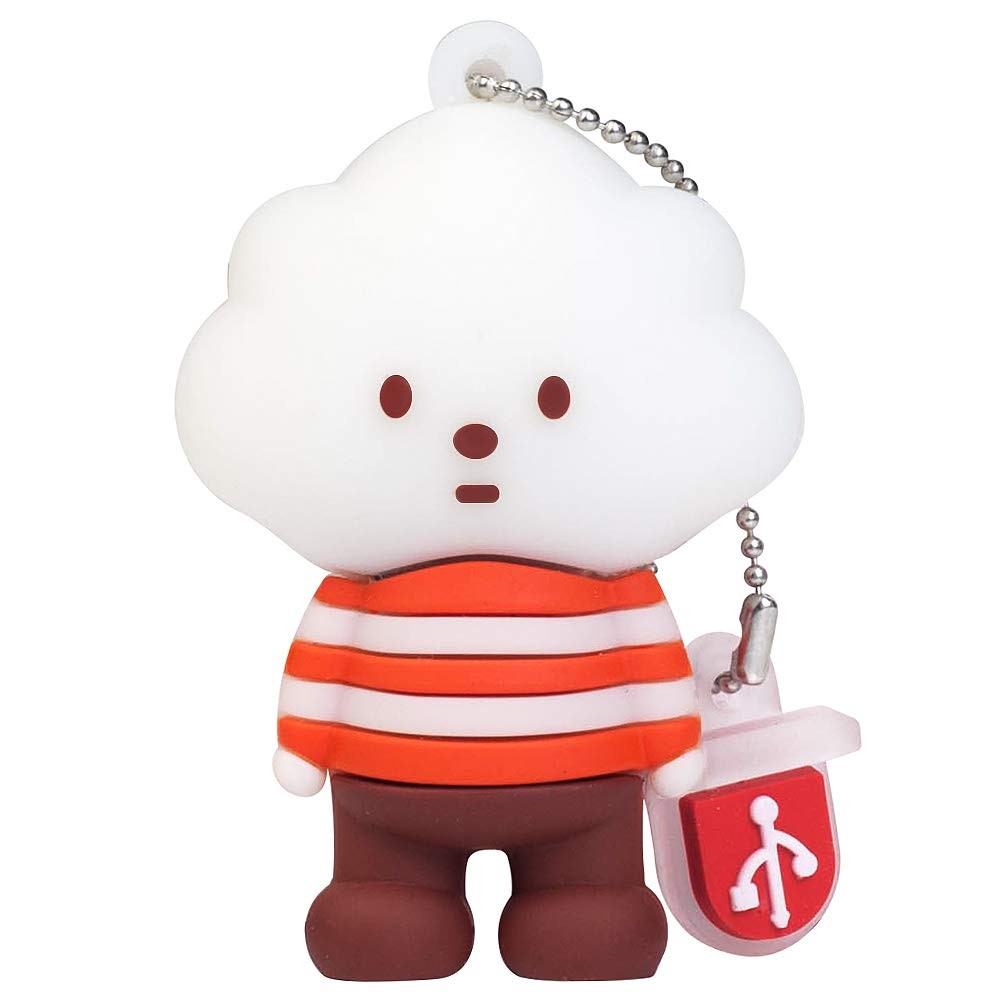 USB Drive,Cute USB Flash Drive 32GB Cartoon Cloud Boy Model Memory Stick, Pen...