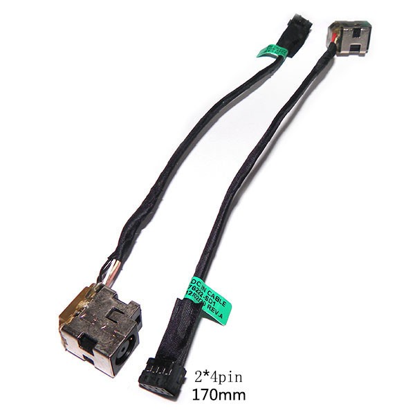 Original DC power jack w/cable harness HP dv6t-7000 CTO dv6t-7200 CTO 678222-SD1