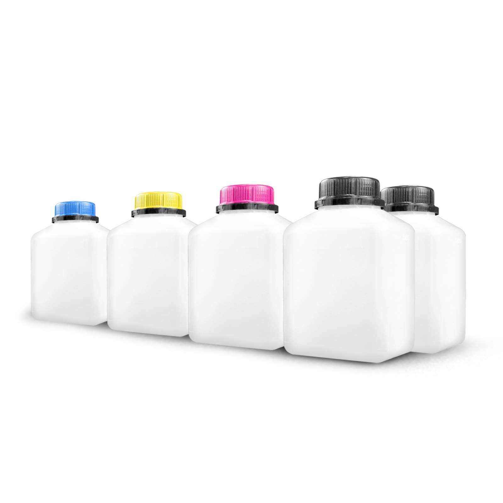 Xerox WC-6400-XM Refill Powder Chip Toner Refill Set (5x) Multi-Color