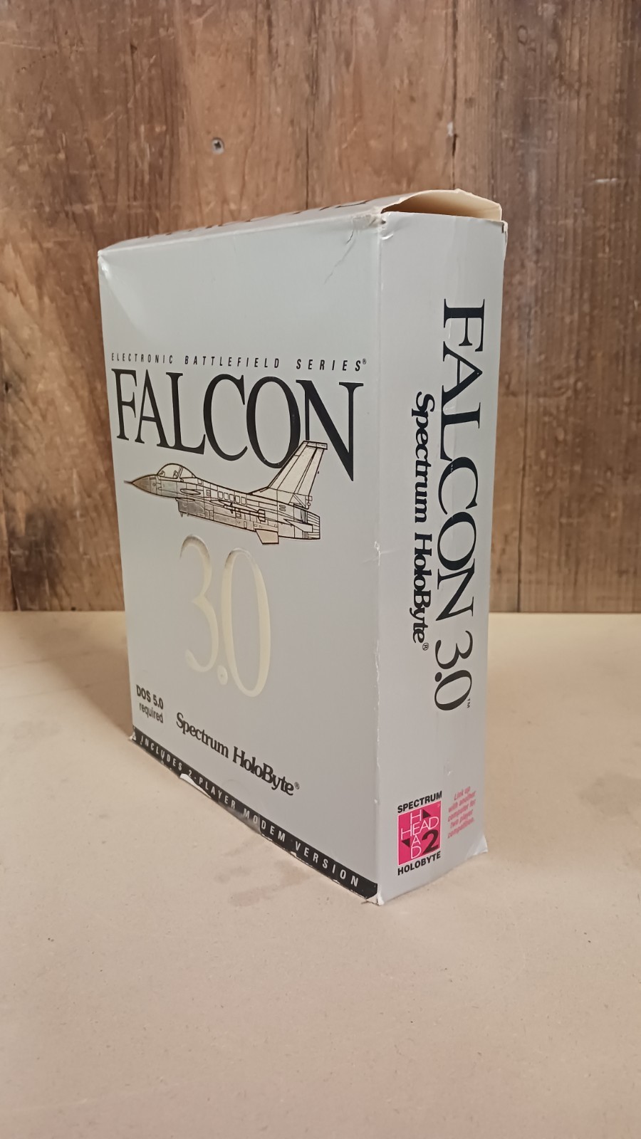 Falcon 3.0 by Spectrum HoloByte (1991), IBM AT running DOS 5.0, 5.25"