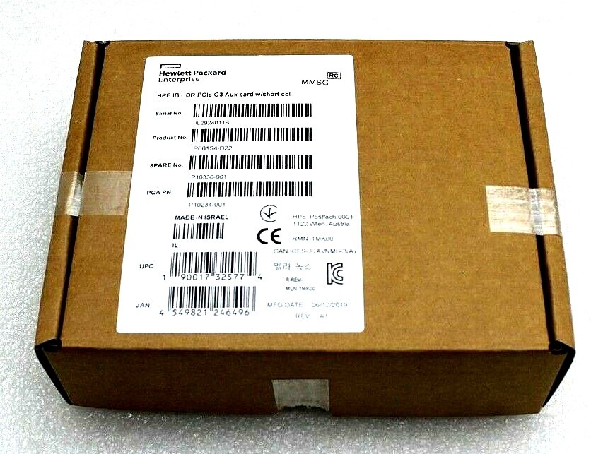 TMK00 HPE Mellanox Nvidia ConnectX-4/5/6 Extension Kit Auxiliary Card MTMK0012