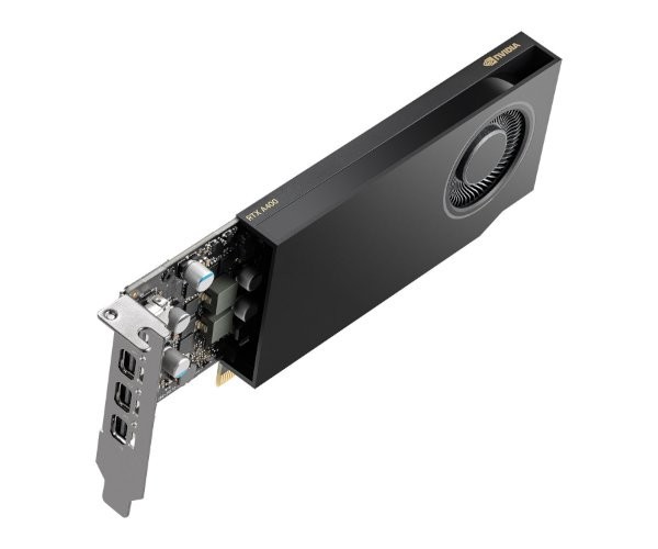 NVIDIA Quadro A400 4GB Bulk Ray Tracing 4 X mini-DPcomes without adapters