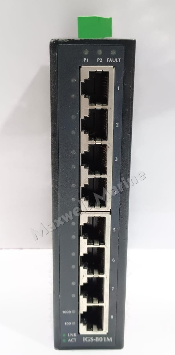 PLANET IGS-801M Industrial 8-Port Gigabit Switch Power Tested Taiwan