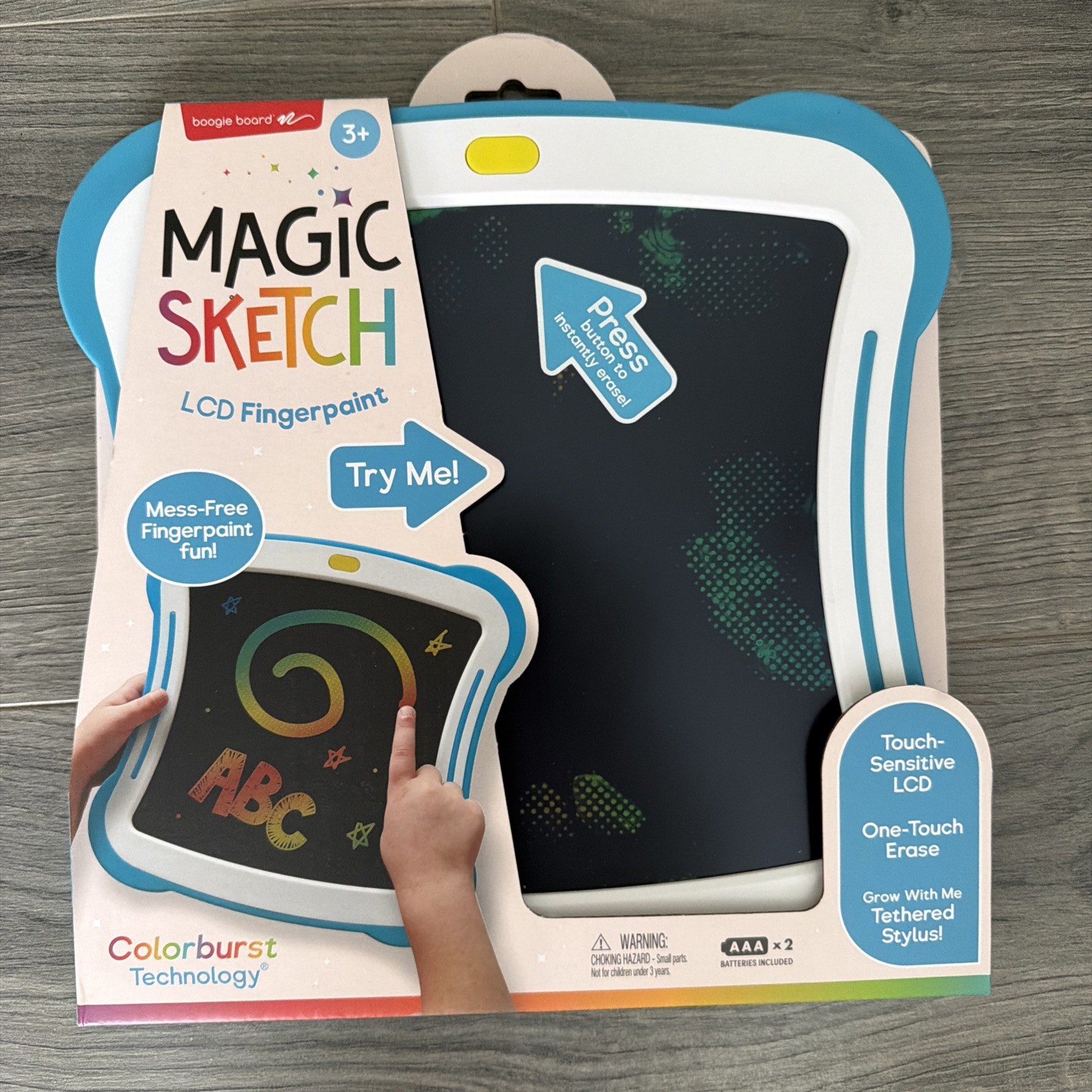 Boogie Board LCD Fingerpaint Drawing Tablet for Kids – Mess-Free
