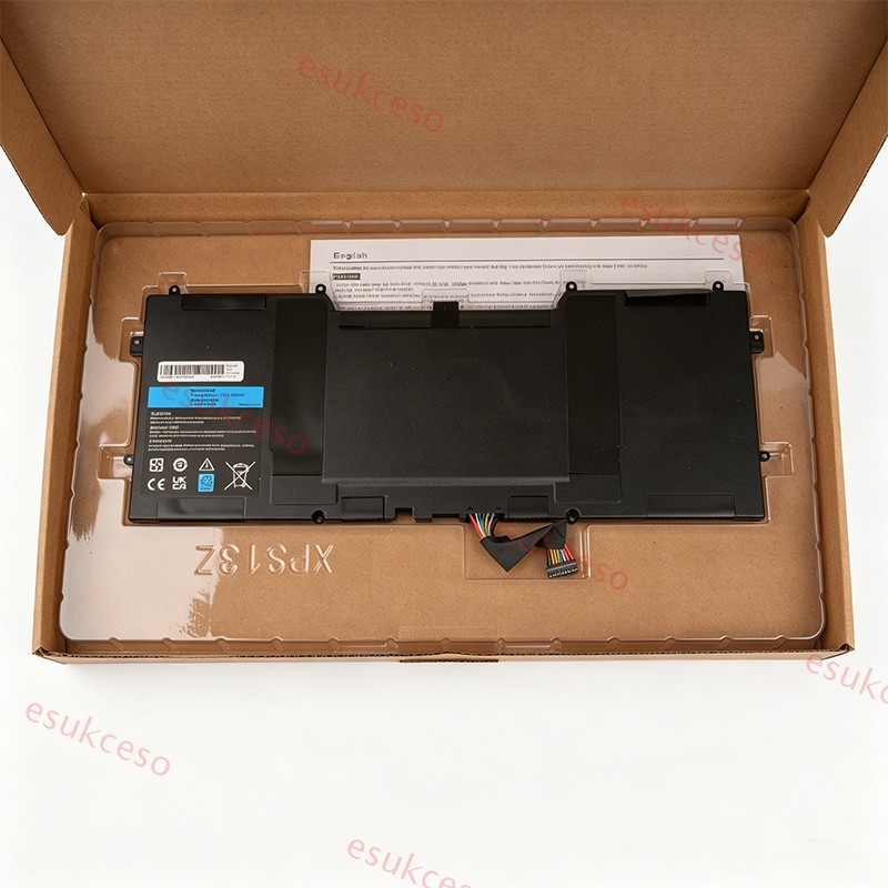 Y9N00 Laptop Battery for Dell XPS 12 9Q23 12-l221x 13-L321X 13-L322X 47WH 7.4V