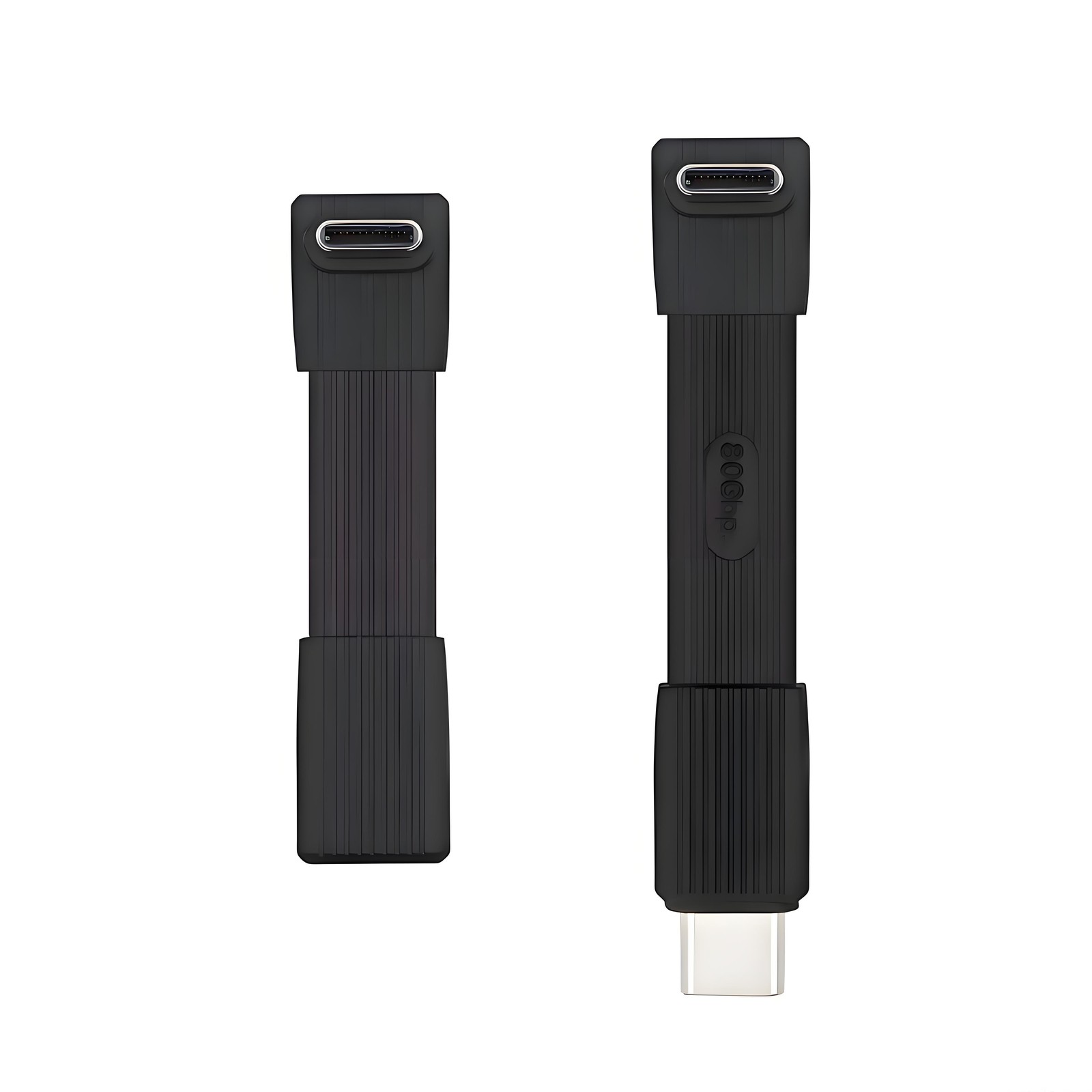 2pcs/set USB5.0 80Gbps Flat Slim FPC Male to Male Female Extension Cable Angled