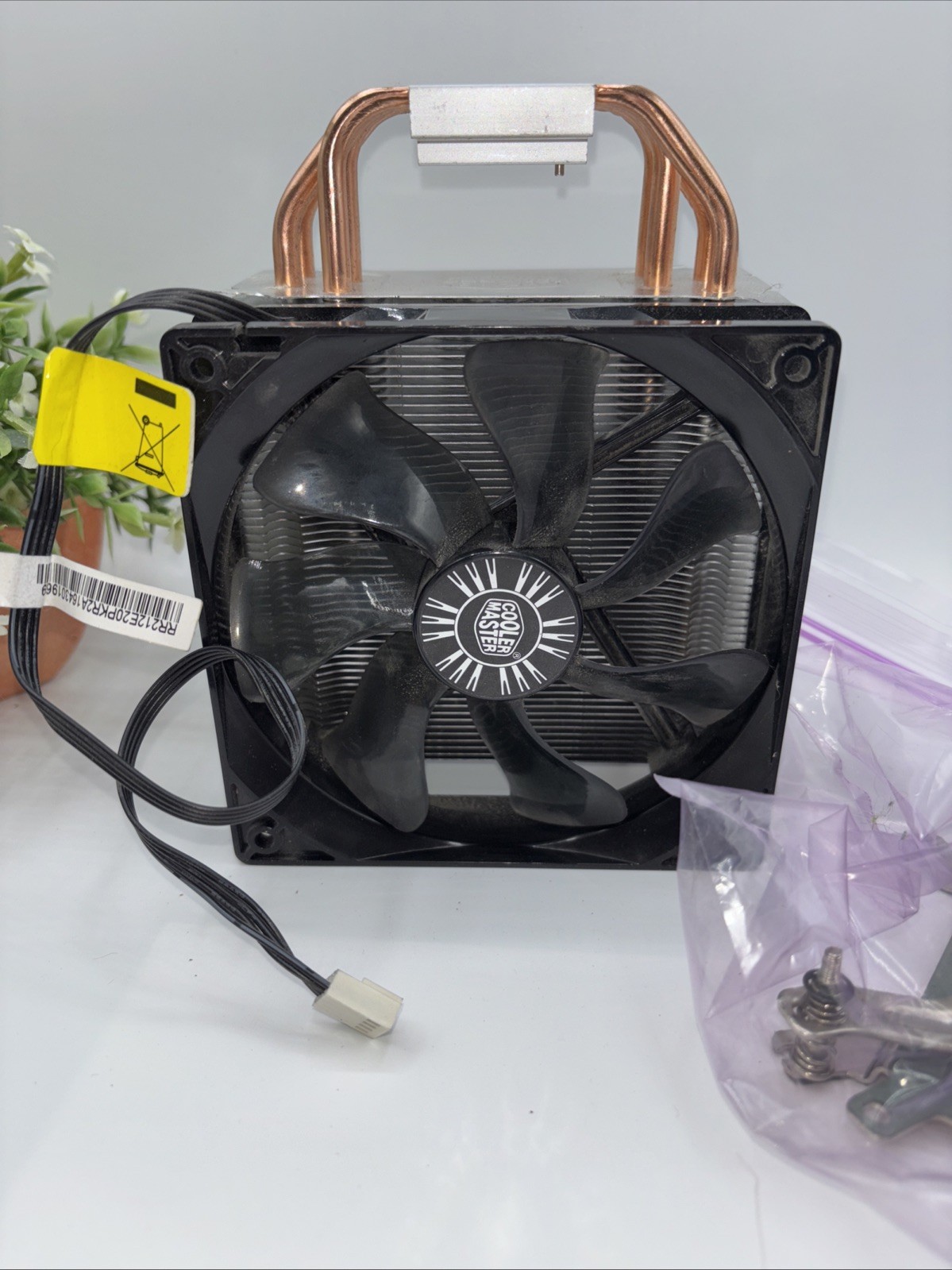 COOL MASTER CPU COMPUTER FAN HEATSINK Preowned Works