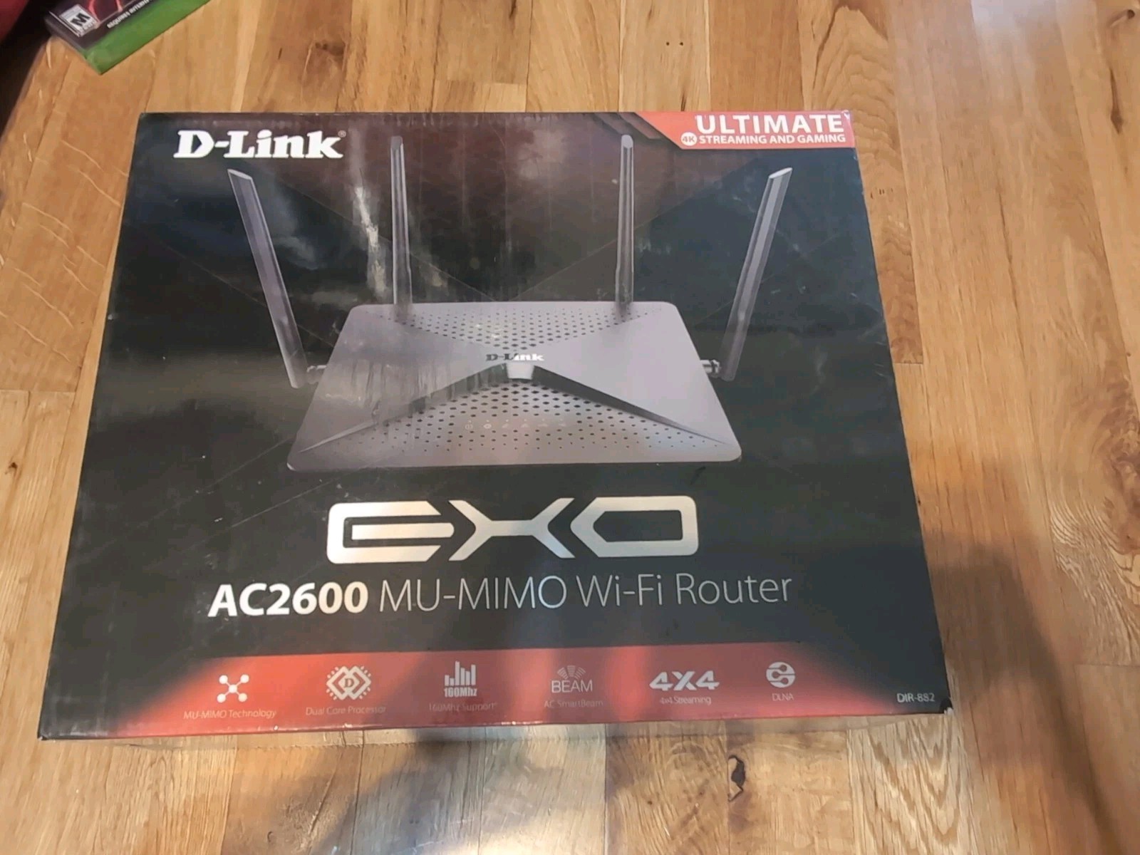 D-Link DIR-882 Dual-Band Wi-Fi Router EXO AC2600 MU-MIMO 4K Streaming & Gaming