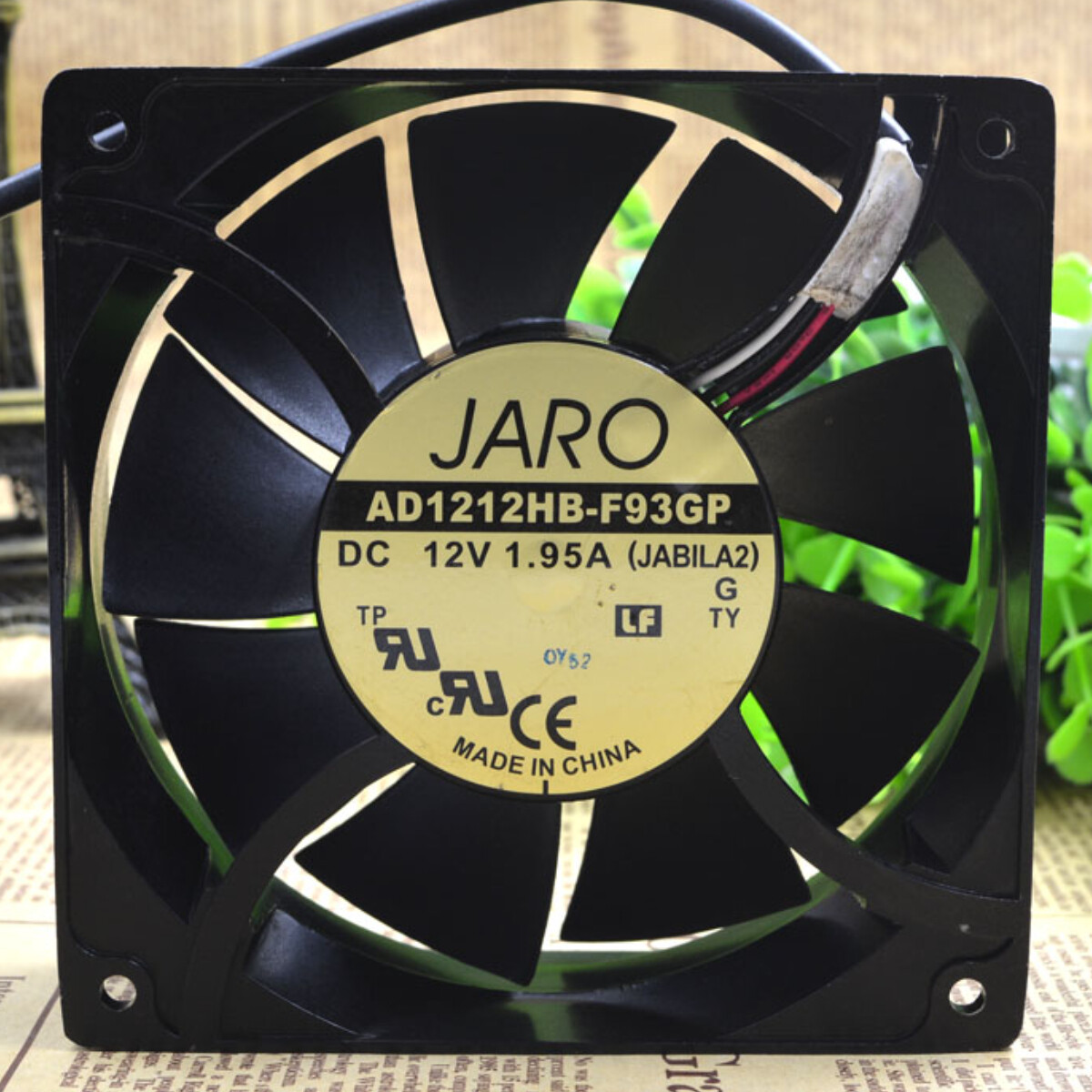ADDA DC12V 1.95A AD1212HB-F93GP 12038 12CM Cooling Industrial Fan Violent Gale