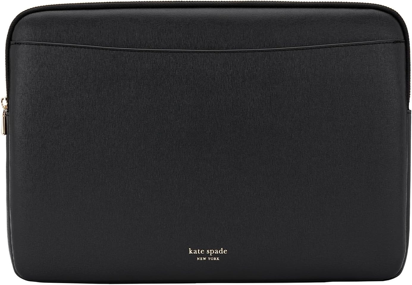 Kate Spade New York Saffiano Laptop Sleeve with Padded Exterior 14"- Black