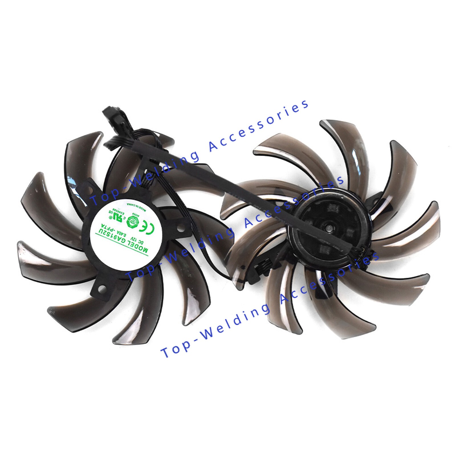 Cooling fan GA91S2U-PFTA For APISTEK Dual Fan 4pin 0.40A 40mm
