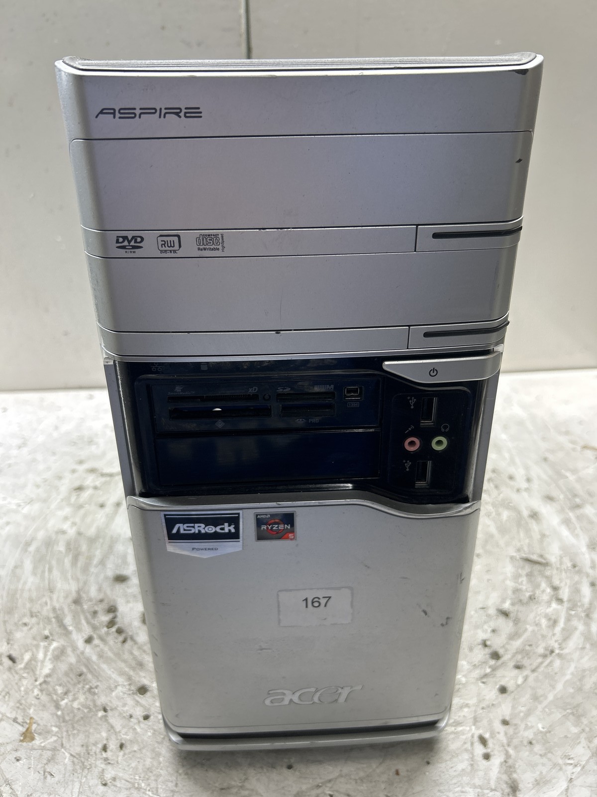 Acer Aspire T690 AMD Ryzen 5 2600 Six-Core 3400MHz 4GB NO HDD