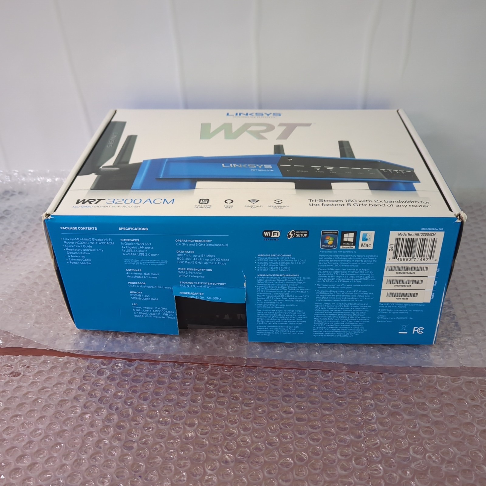 LINKSYS - WRT3200ACM - AC3200 Gigabit Wireless Dual Band Wi-Fi Router