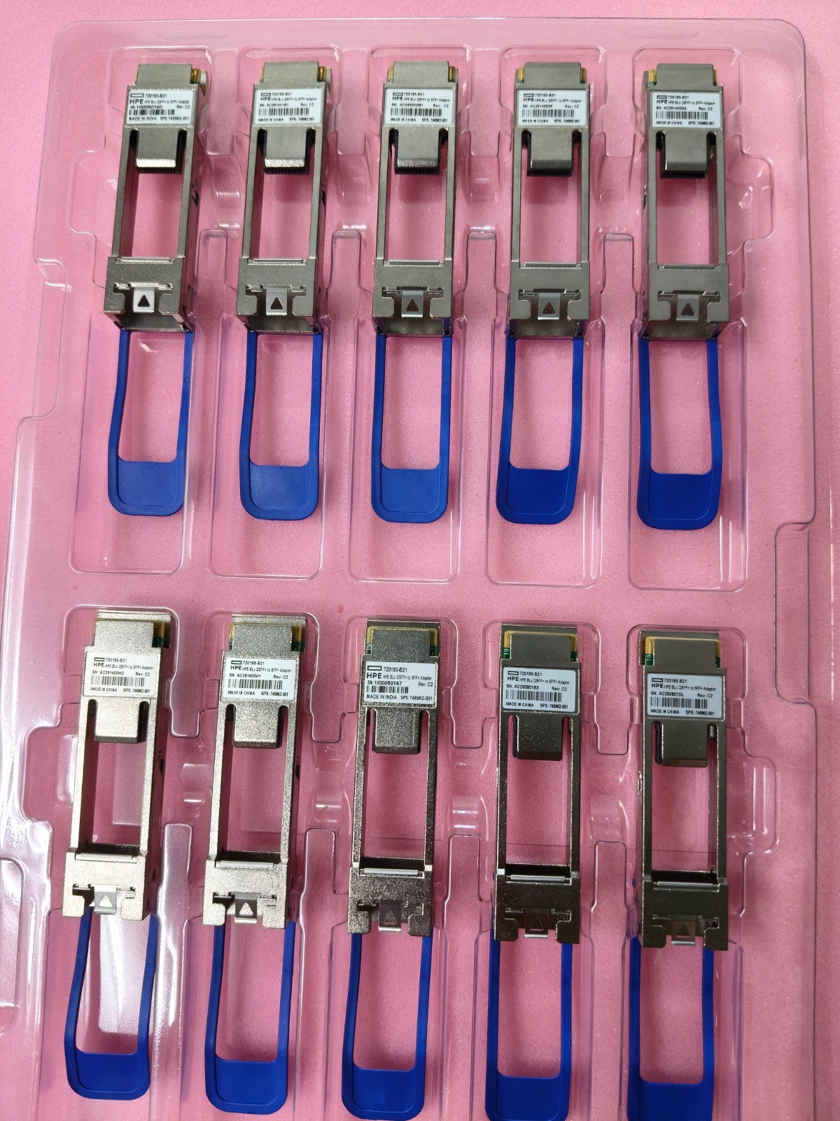 HPE 720193-B21 QSFP+ to SFP+ 40G to 10G convers 746962-001 module