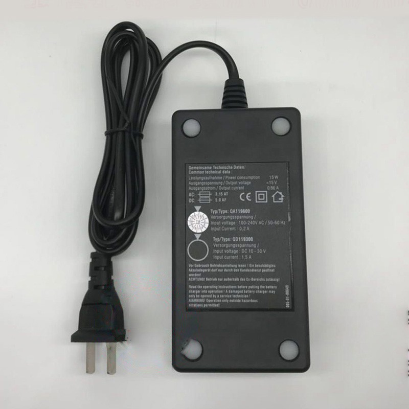 1PC For HBC QA119600/QD119300 BA209061 FUB9NM Battery Charger D-7456 US-Plug