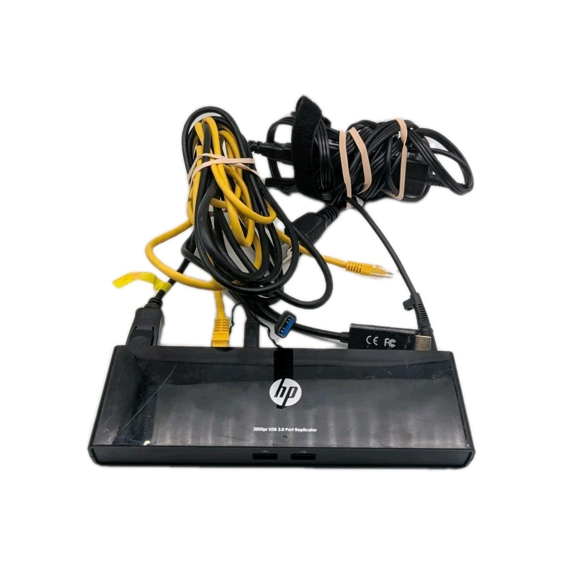 HP 681280-001 3005pr USB 3.0 Port Replicator Docking Station With Extras 