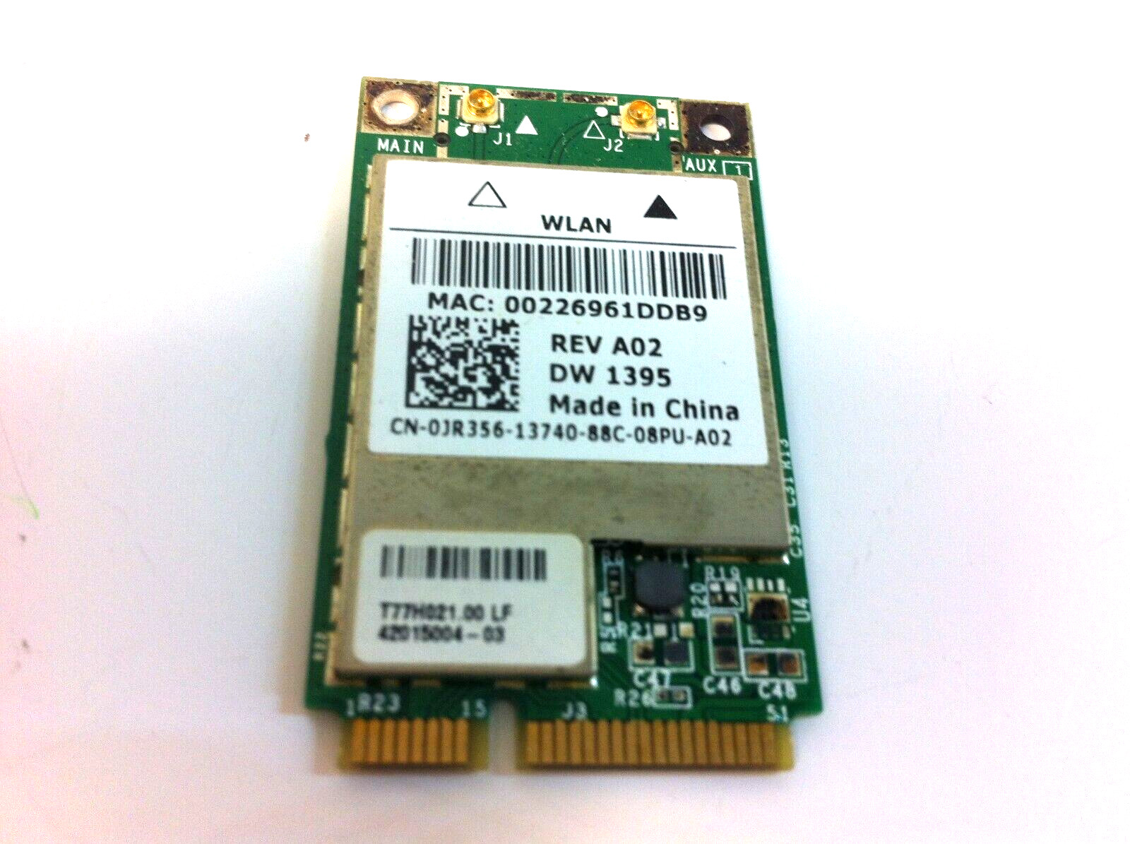 Original Dell DW1395 BCM94312MCG 802.11b/g Wireless Card Wi-Fi WX781 JR356 93