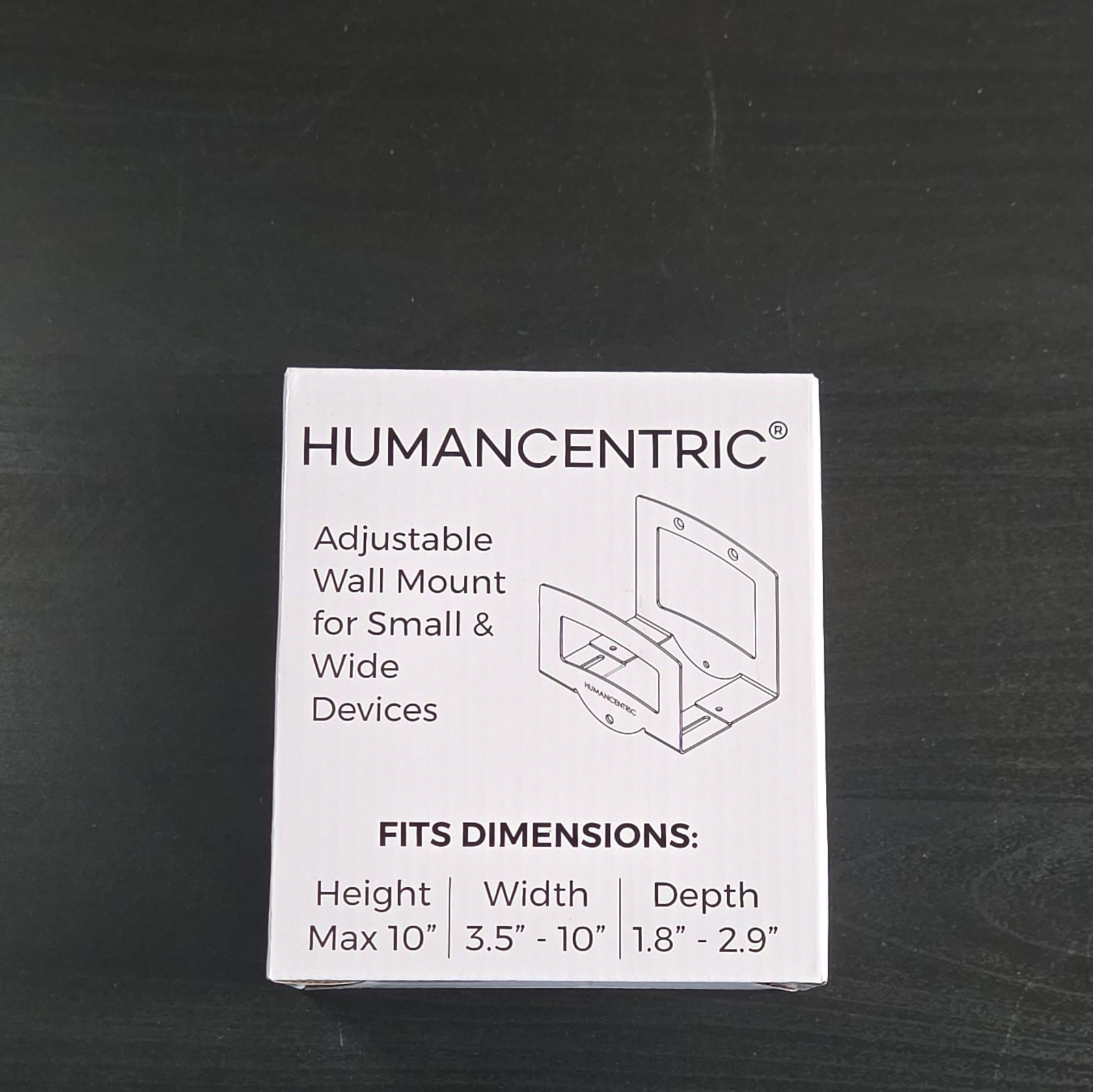 HUMANCENTRIC 101-2015 Small & Wide adjustable electronics wall mount cable modem