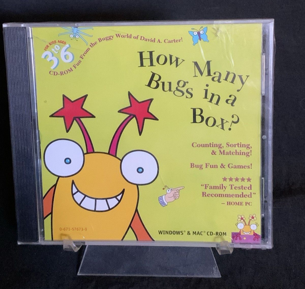 NEW/SEALED How Many Bugs In A Box PC Game CD-ROM Windows/Mac 1997 DAVID A CARTER