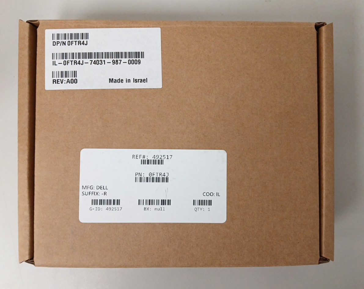 FTR4J Dell Mellanox Socket Direct Auxiliary PCIe x16 Card & Cables ConnectX-6