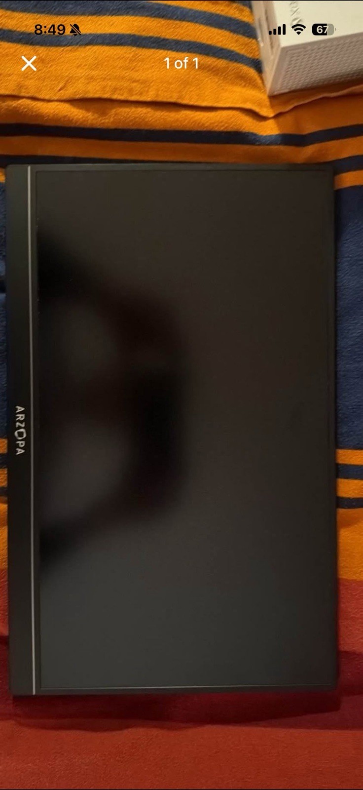 ARZOPA Portable Monitor Black