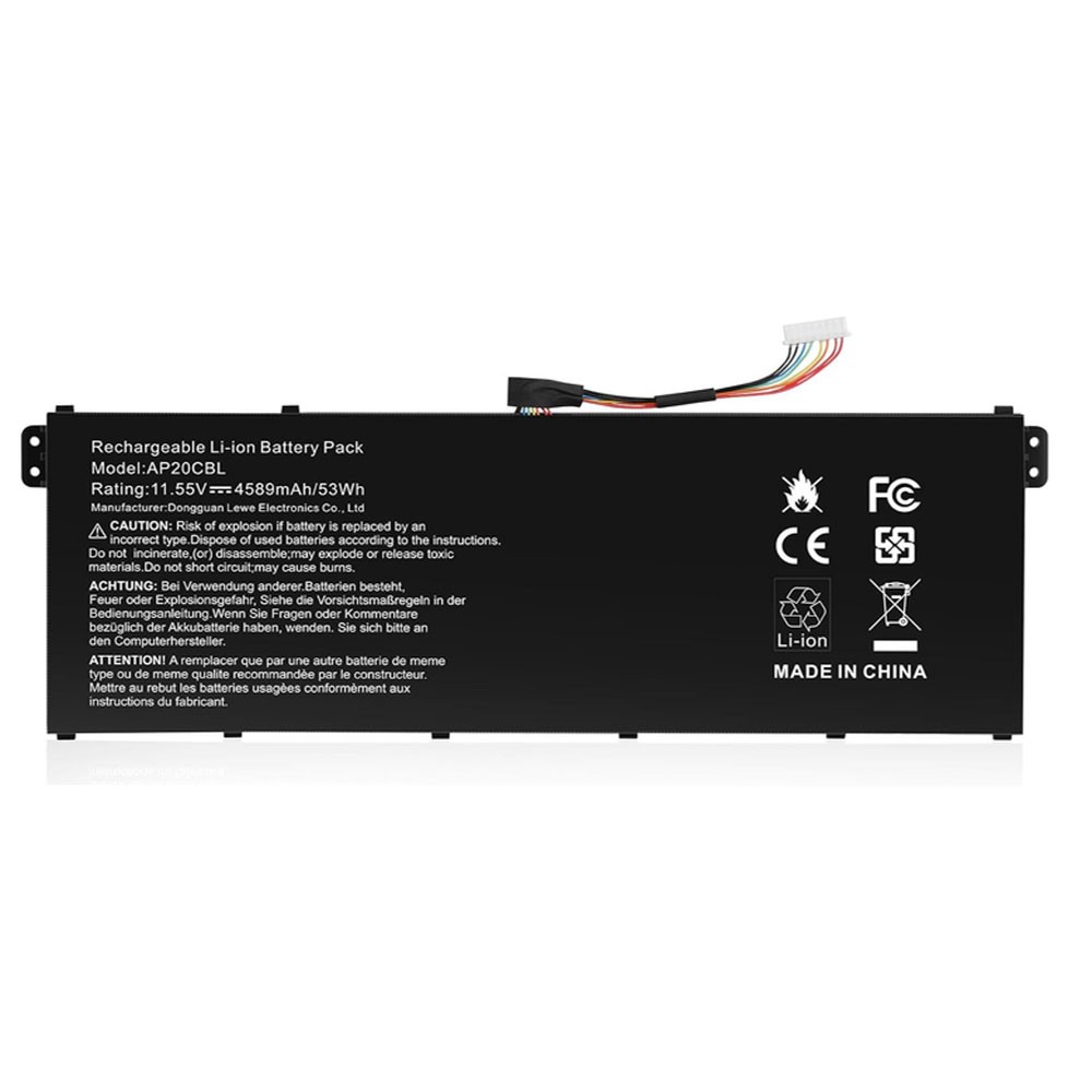 OEM AP20CBL Laptop Battery for Acer Aspire 5 A515-45 Swift SF314 R5-5500U 53Wh